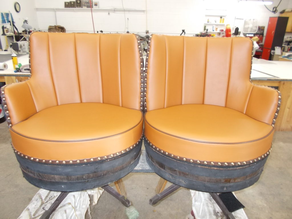 Barrel chairs